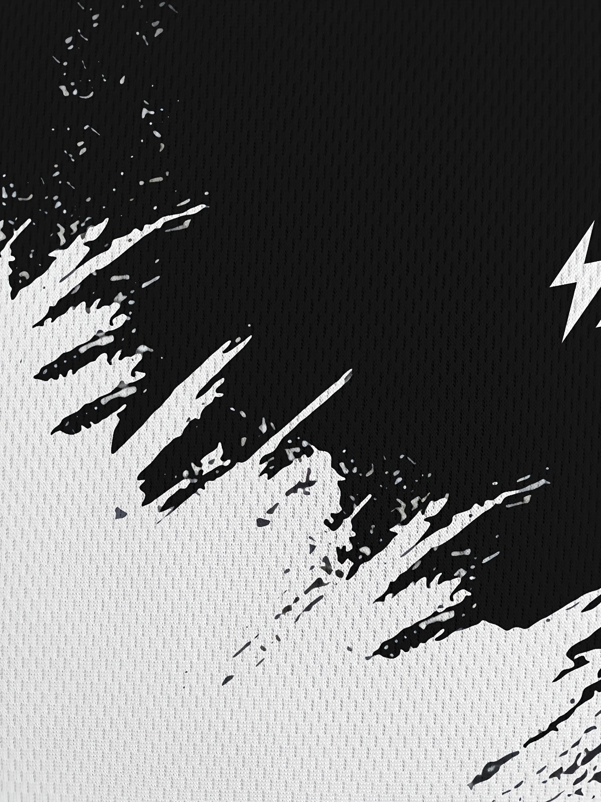 Men's Casual Short Sleeve T-Shirt with 3D Lightning Print, Dual-Tone Design, Round Neck - Polyester Blend, Machine Washable, Ideal for Summer Outdoor Activities, Summer Casual Wear|Round Neck Top|Smooth Fabric