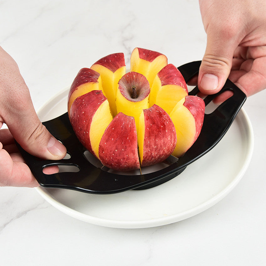 Stainless Steel Apple Slicer and Corer - Durable, Manual Fruit Cutter with Uniform Blades, Ergonomic Handle, Kitchen Gadget for Perfectly Sliced Apples, Fruit Slicer