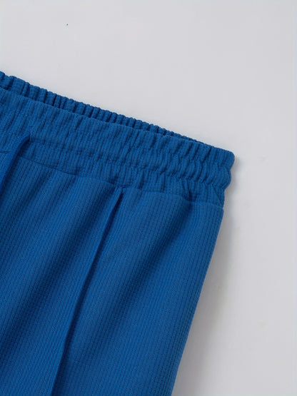 Բեյսբոլի օձիքով բաճկոնի և տաբատի հավաքածու՝ վաֆլի գործվածքից