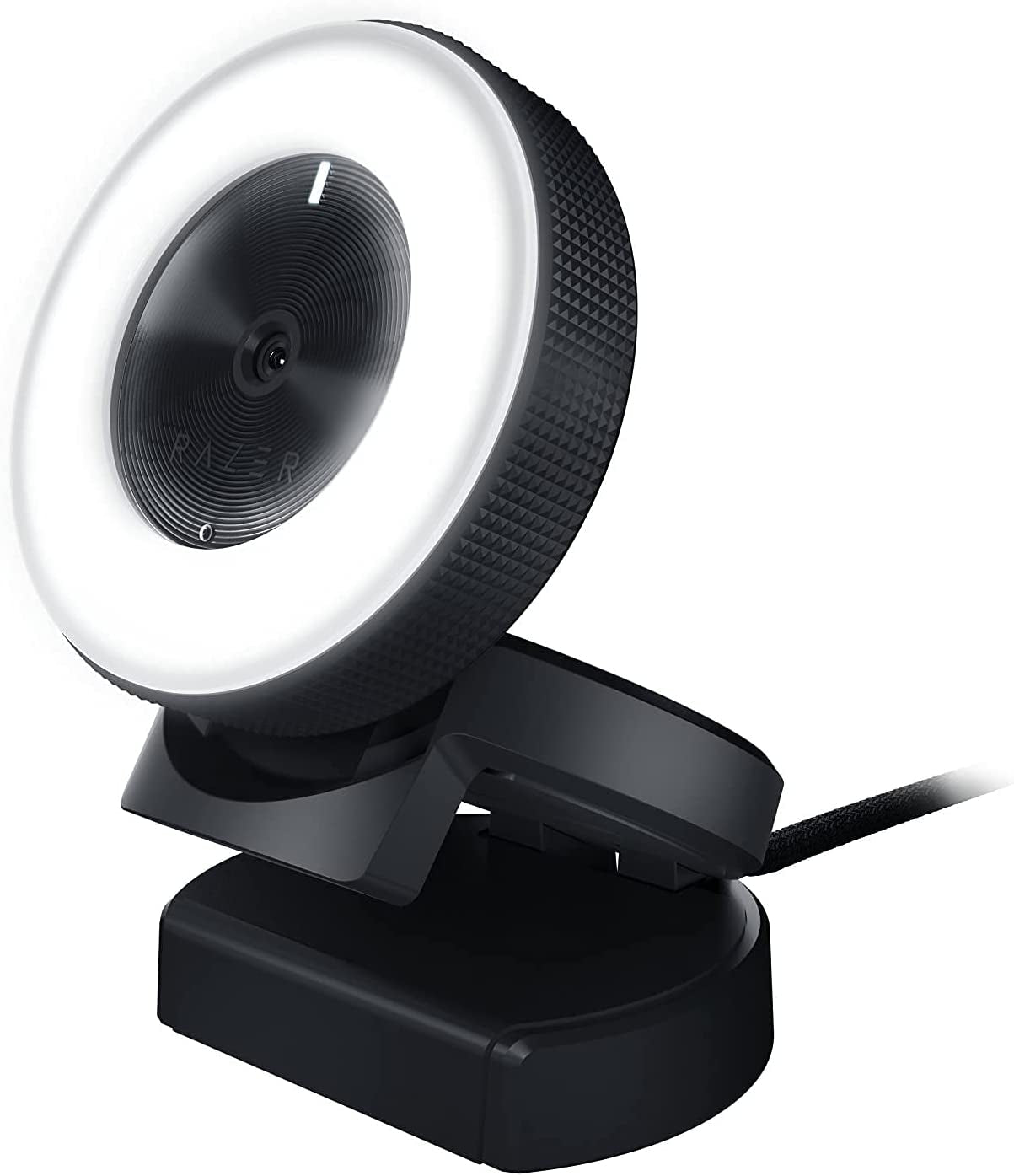 Razer Kiyo 1080P 30 FPS/720 P 60 FPS Streaming Webcam with Adjustable Brightness Ring Light, Built-In Microphone and Advanced Autofocus