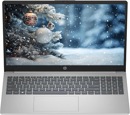 HP 15.6" FHD Business & Student Laptop Computer, 64GB RAM 2TB SSD, 10-Core Intel Core I5, Windows 11 Pro Laptop with Microsoft Office Home & Business Included, PLUSERA Earphones, Silver