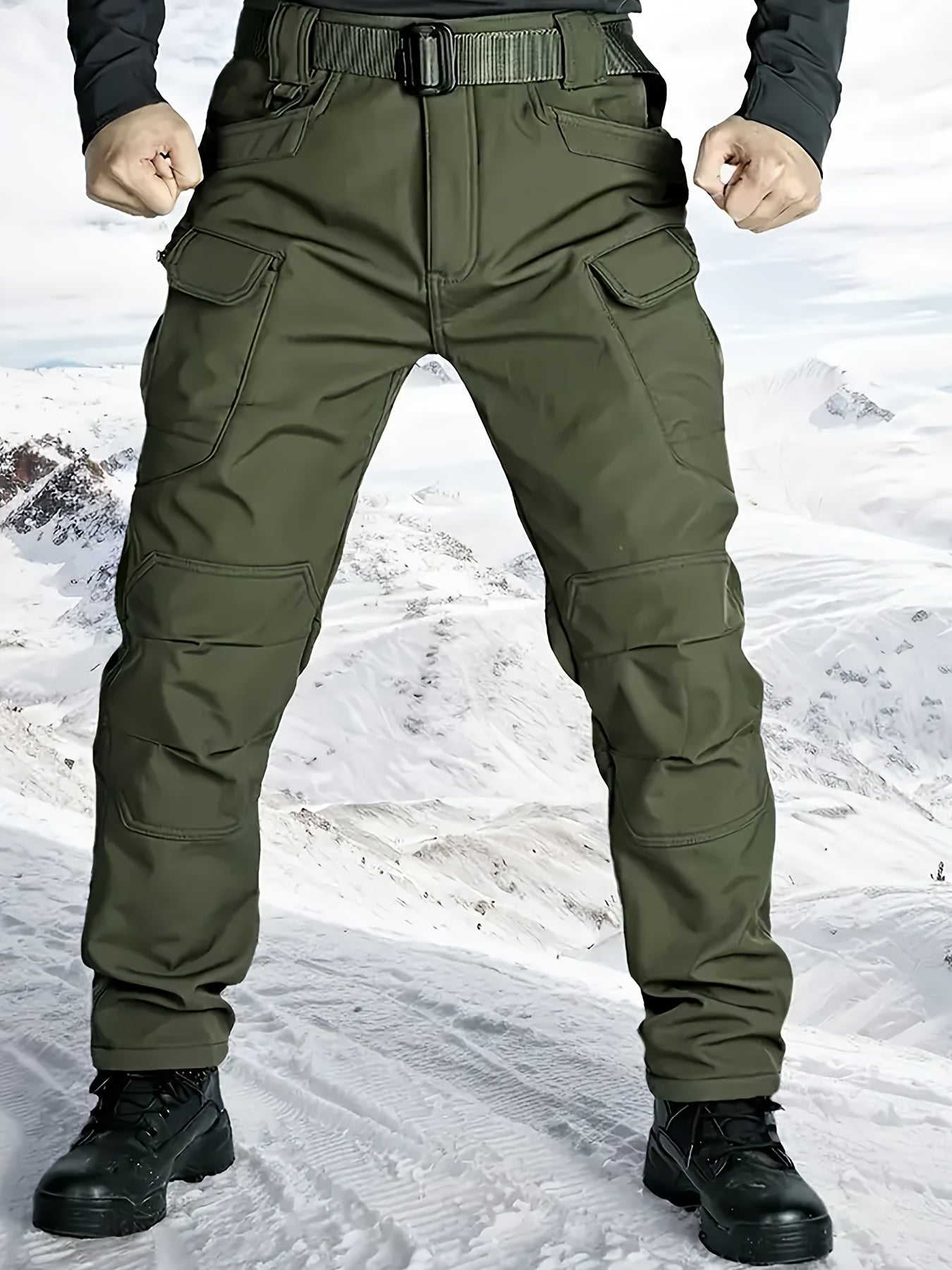 Տղամարդկանց համար նախատեսված բացօթյա սպորտաձևերի համար նախատեսված քամուց պաշտպանող և թավշյա փափուկ կոշիկ