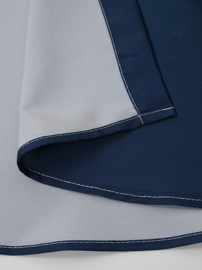 Men'S Casual Gradient Coconut Tree Short Sleeve Shirt + Shorts 2pcs Set - Tropical Palm Print, Button-Up Collared Design, Lightweight Polyester Blend for Spring/Summer Outings, Summer Outfit | Tropical Print | Lightweight Fab