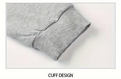 Տղամարդկանց գլխարկով սվիտերի հավաքածու - 2024 թվականի նոր աշնանային առօրյա սպորտային երկար թևքերով հագուստ տղամարդկանց համար