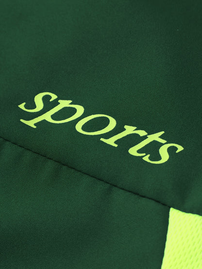 Տղամարդու առօրյա, պատչվորք սպորտային կոստյում՝ հարմարավետ և լավ կրելու համար, վերարկու և երկար տաբատ մարզահագուստ