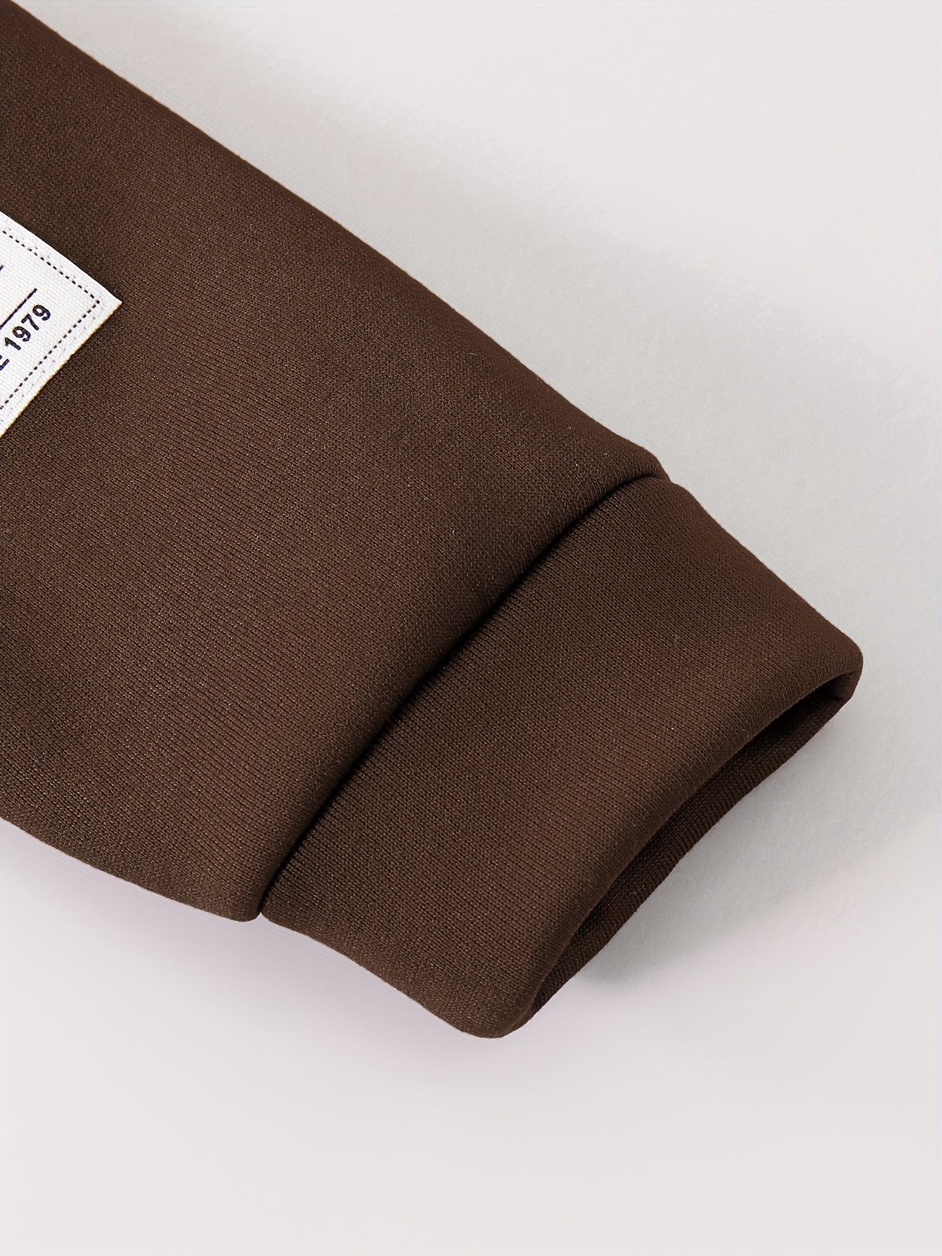 ' Autumn/Winter New Thickened Fleece-Lined Hooded Jacket with Striped Print on One Side, Warm and Stylish Zip-Up Sweatshirt Top + Solid Color Drawstring Straight Leg Pants, Fashionable Classic Versatile Casual Long Pants 2pcs