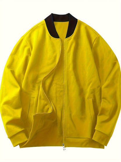 Տղամարդու թեթև, կանգնած օձիքով բաճկոն՝ ձիթապտղի կանաչ, փափուկ, կայծակաճարմանդով բաճկոն՝ գրպաններով, սովորական չափսի՝ գարնանային/աշնանային արշավների և առօրյա բացօթյա հագուստի համար, արշավային պարագաներ