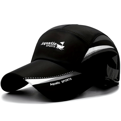 Unisex կարգավորվող պոլիեսթեր բեյսբոլի գլխարկ՝ բադի լեզվով, արևապաշտպան բացօթյա ձկնորսական գլխարկ, միայն ձեռքի լվացում, հյուսված, ձգվող փակում, տեղադրված է գարուն/աշուն սեզոնին