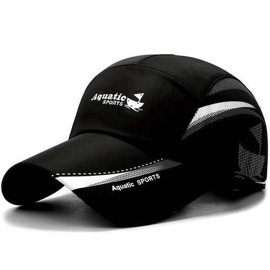 Unisex կարգավորվող պոլիեսթեր բեյսբոլի գլխարկ՝ բադի լեզվով, արևապաշտպան բացօթյա ձկնորսական գլխարկ, միայն ձեռքի լվացում, հյուսված, ձգվող փակում, տեղադրված է գարուն/աշուն սեզոնին