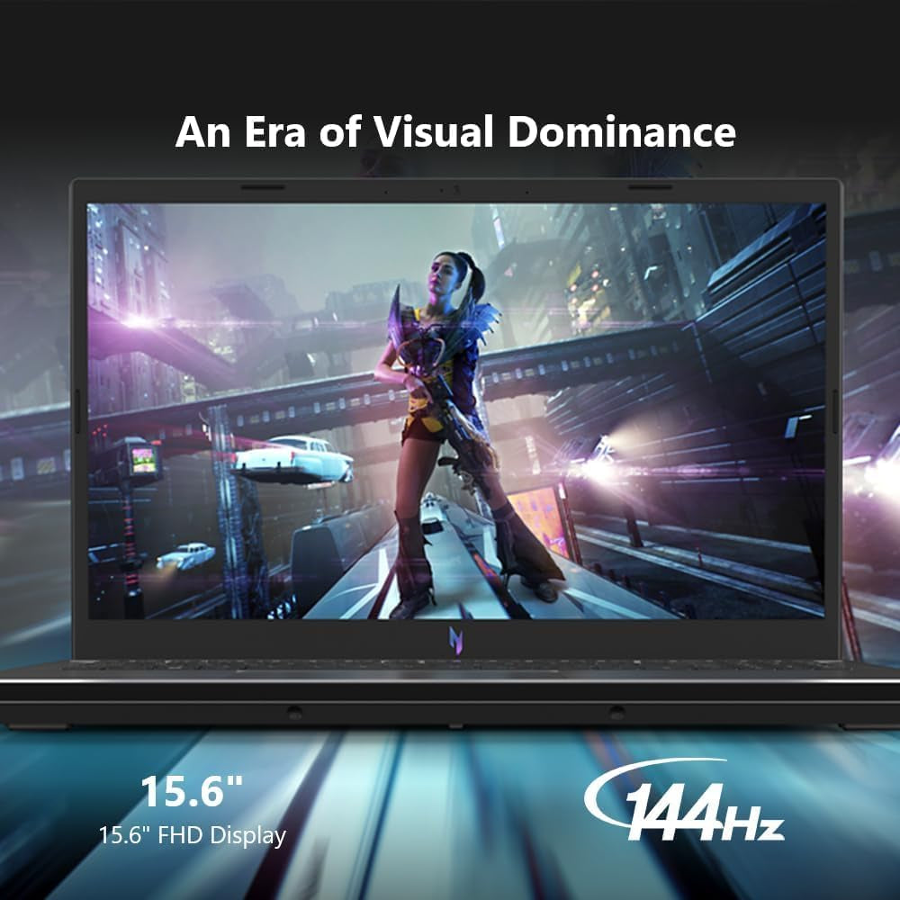 Acer Nitro V 15 Gaming Laptop, Microsoft Office Lifetime License & Windows 11 Pro, 15.6" 144Hz FHD Display, Intel 10-Core I7-13620H, NVIDIA Geforce RTX 4060, 32GB DDR5 RAM, 1TB SSD, Backlit Keyboard