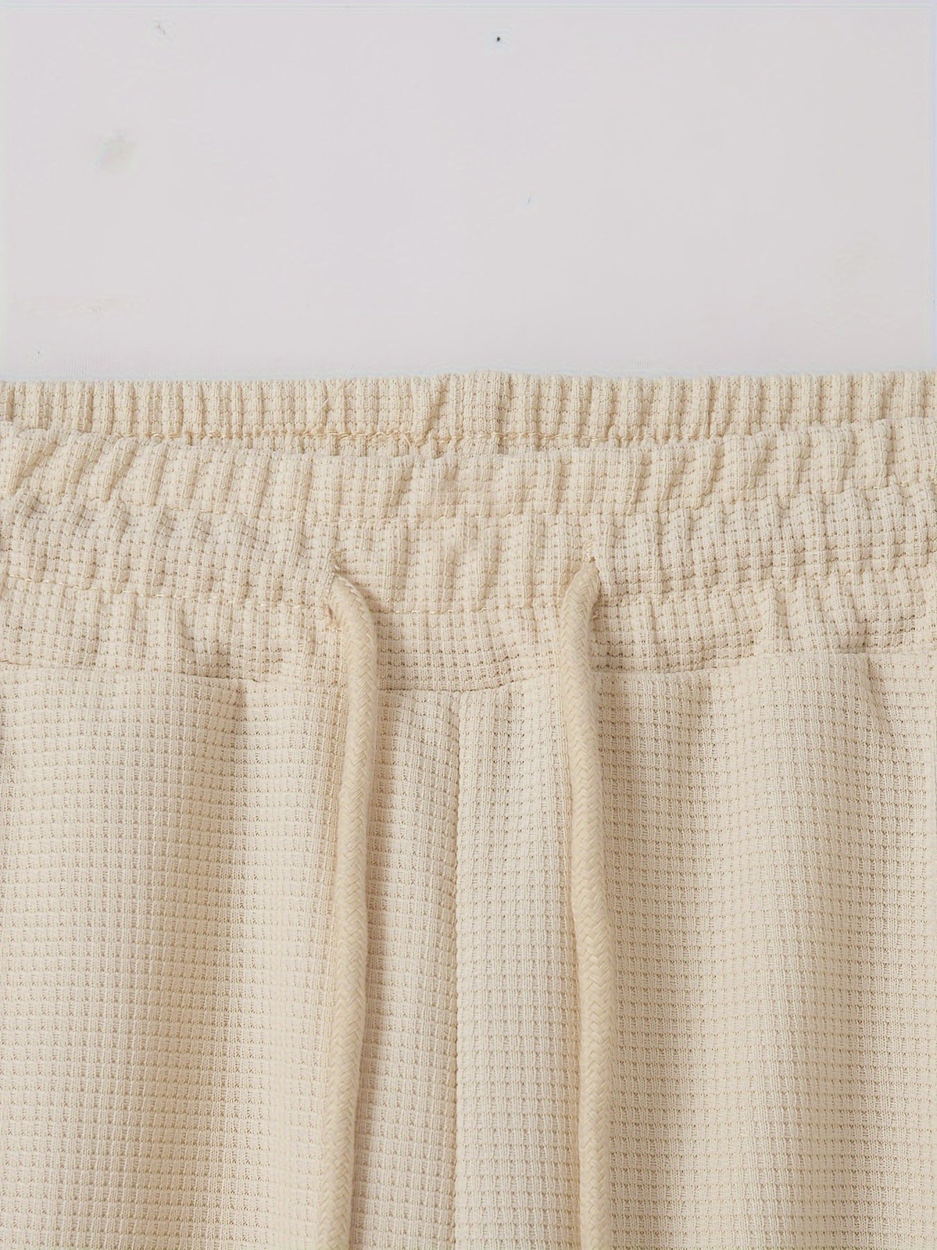 Բեյսբոլի օձիքով բաճկոնի և տաբատի հավաքածու՝ վաֆլի գործվածքից