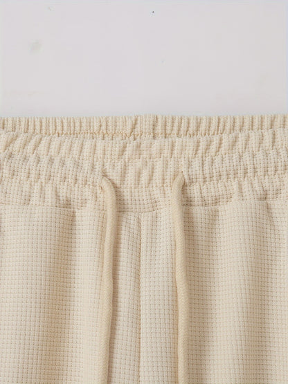 Բեյսբոլի օձիքով բաճկոնի և տաբատի հավաքածու՝ վաֆլի գործվածքից