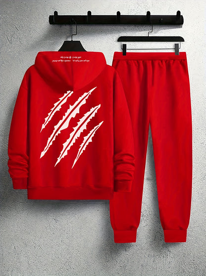 Տղամարդու տպագիր վերնաշապիկ և գոտիով մարզաշապիկ՝ երկկտոր հավաքածու