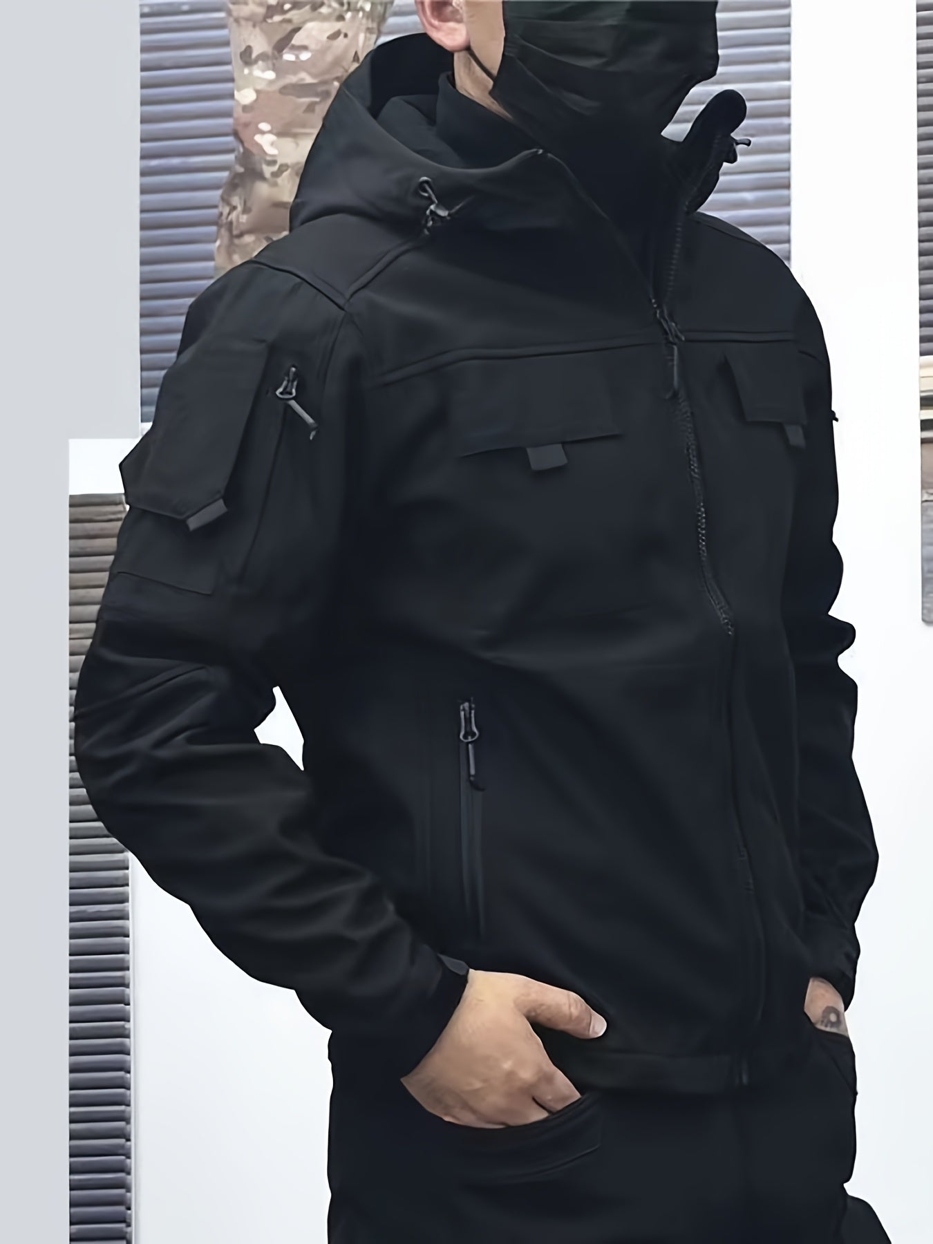 Տղամարդկանց համար նախատեսված բացօթյա սպորտաձևերի համար նախատեսված քամուց պաշտպանող և թավշյա փափուկ կոշիկ