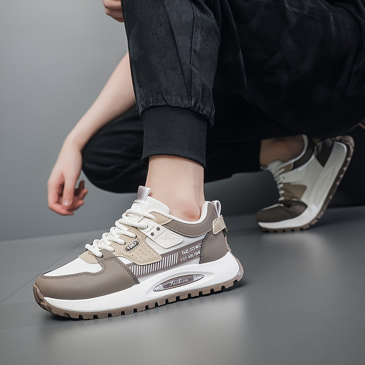 Men's Casual Skateboard Shoes, Colorful and Trendy for All Seasons