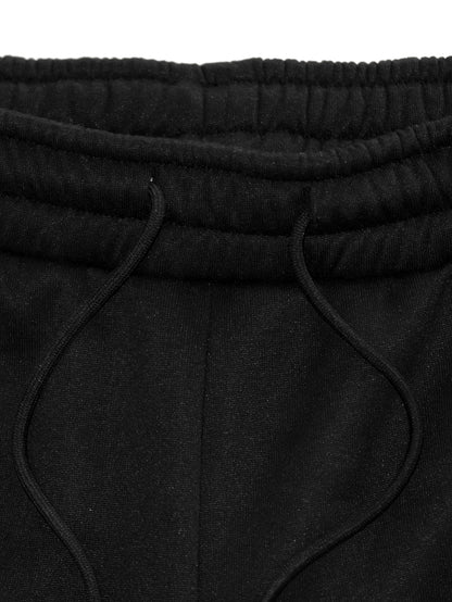 Տղամարդու աշնանային և ձմեռային բրդյա սվիտերի հավաքածու՝ գլխարկով և լարով, պատչվորք սպորտային տաբատով, առօրյա, սպորտային ոճի երկար թևքով բաճկոնով