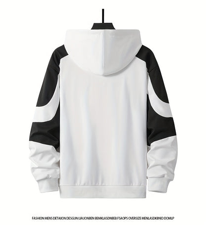 Տղամարդկանց գլխարկով սվիտերի հավաքածու - 2024 թվականի նոր աշնանային առօրյա սպորտային երկար թևքերով հագուստ տղամարդկանց համար