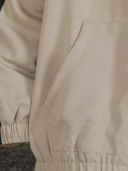 2 հատանոց հավաքածու՝ աշնանային և ձմեռային բրդյա երկարաթև տաբատային կոստյումի հավաքածու՝ նախատեսված տղաների համար՝ բացօթյա օգտագործման համար