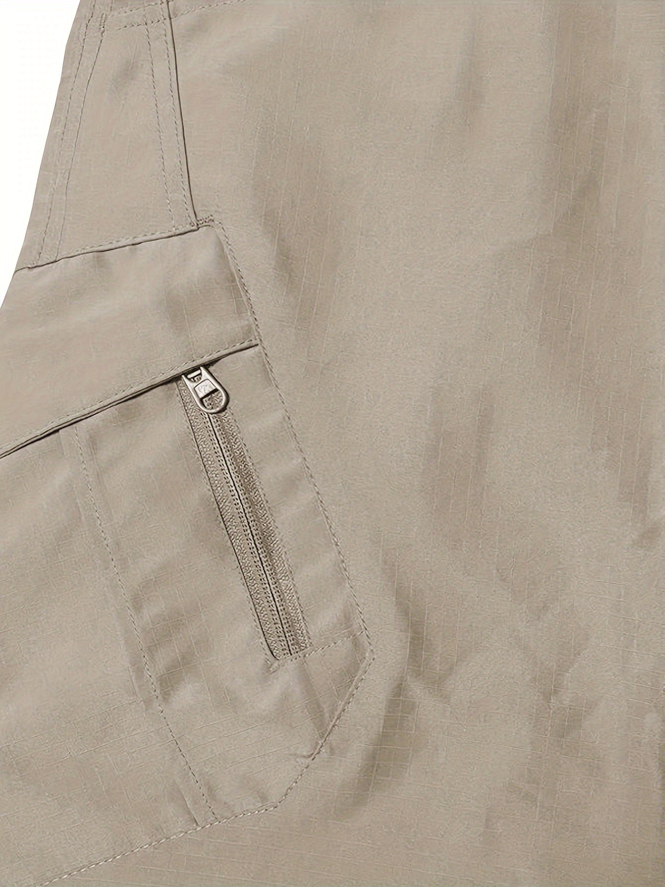 Multi Pocket Men's Tactical Pants, Loose Casual Outdoor Military Pants Without Belt, Mens Cargo Pants For Hiking