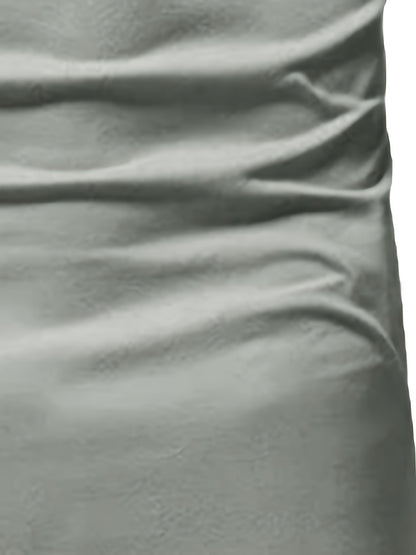 Տղամարդու առօրյա, ձգվող, միագույն, կայծակաճարմանդով և կոճղակապով գոլֆի վերնաշապիկ, ամառային, տղամարդու, փողոցային հագուստ