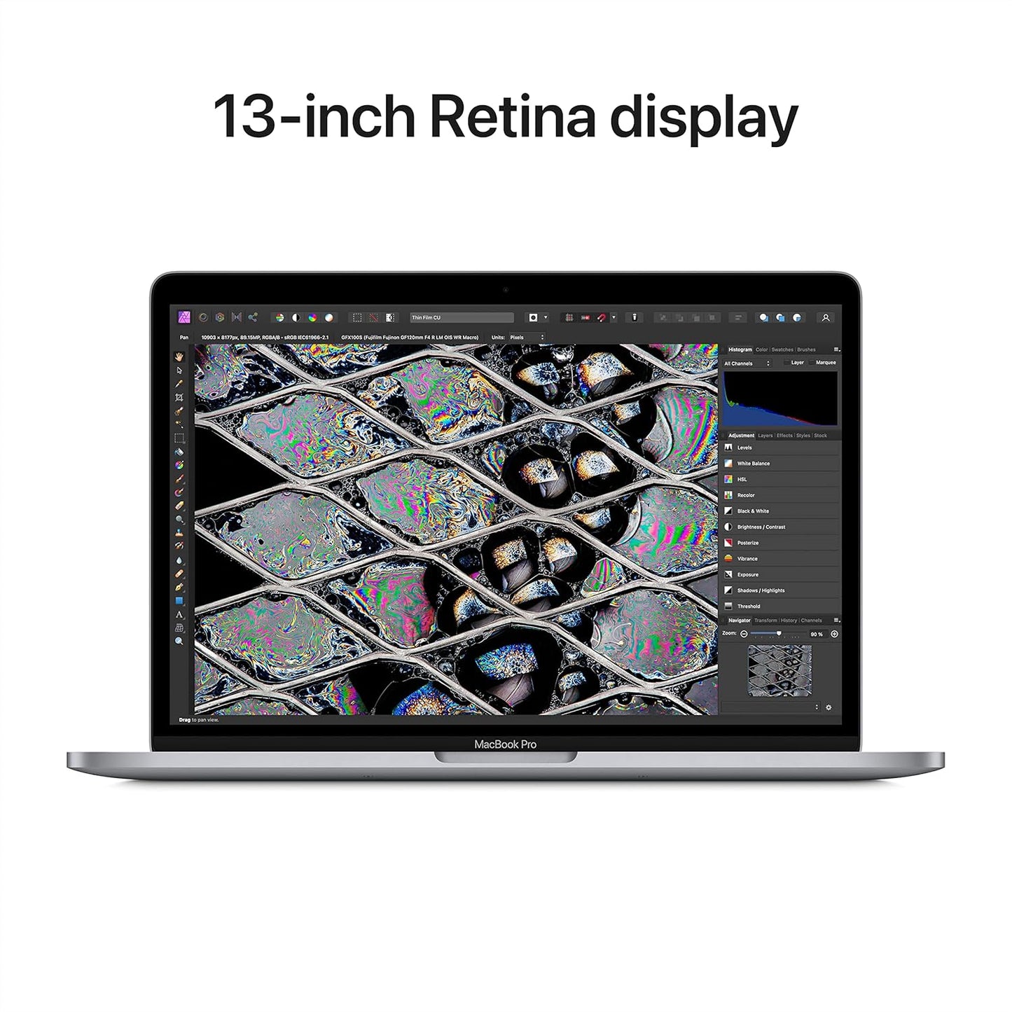 2022 Apple Macbook Pro Laptop with M2 Chip: 13-Inch Retina Display, 8GB RAM, 256GB ​​​​​​​SSD ​​​​​​​Storage, Touch Bar, Backlit Keyboard, Facetime HD Camera. Works with Iphone and Ipad; Space Gray