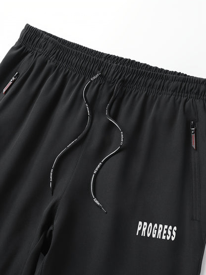 Տղամարդկանց առօրյա երկար տաբատ՝ պրինտով, 100% պոլիեսթեր, շնչող և արագ չորացող, կայծակաճարմանդ գրպաններ, սովորական տեղավորում, հյուսված գործվածք, 110 գ/մ², վազքի, արշավի, ամենօրյա հագուստի համար՝ գարուն/ամառ/աշուն սպորտային ոճ