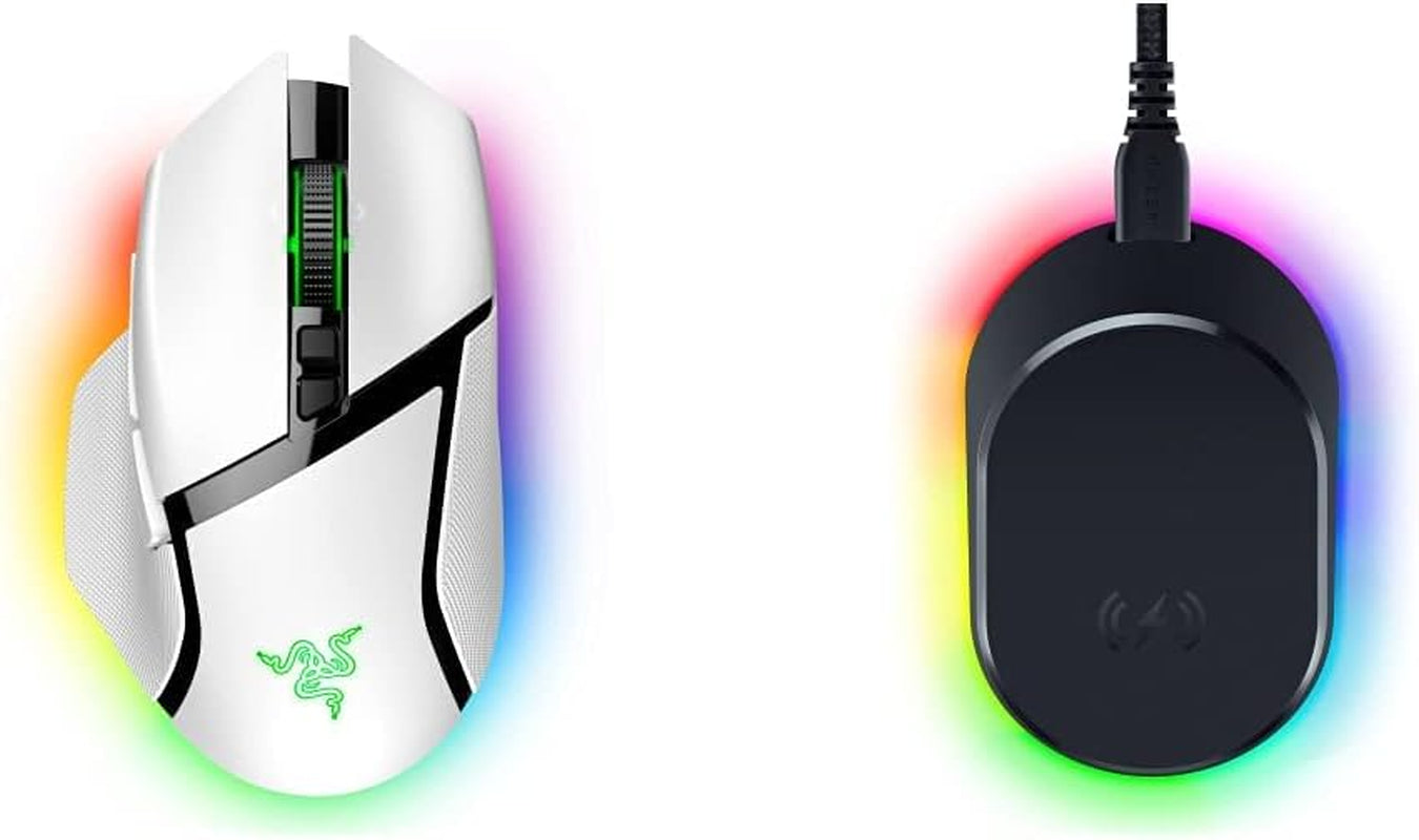 Razer Basilisk V3 Pro Wireless Gaming Mouse: Hyperscroll Tilt Wheel - 30K DPI Optical Sensor - Gen-3 Optical Switches - 13-Zone Chroma RGB - 13 Programmable Controls - 3 Connection Modes - Black
