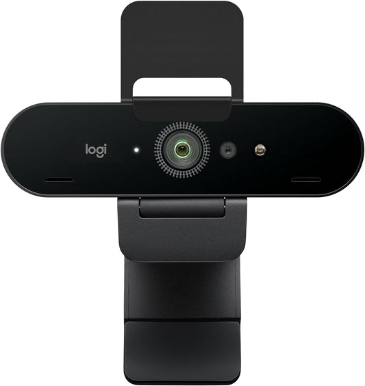 Logitech Brio PRO X 4K Webcam, Ultra 4K HD Video Calling, Noise-Canceling Mic, HD Auto Light Correction, Adjustable Field of View, Microsoft Teams, Zoom, Google Voice, Pc/Mac/Laptop/Macbook/Tablet