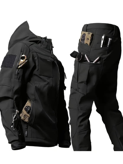 Տղամարդկանց համար նախատեսված բացօթյա սպորտաձևերի համար նախատեսված քամուց պաշտպանող և թավշյա փափուկ կոշիկ