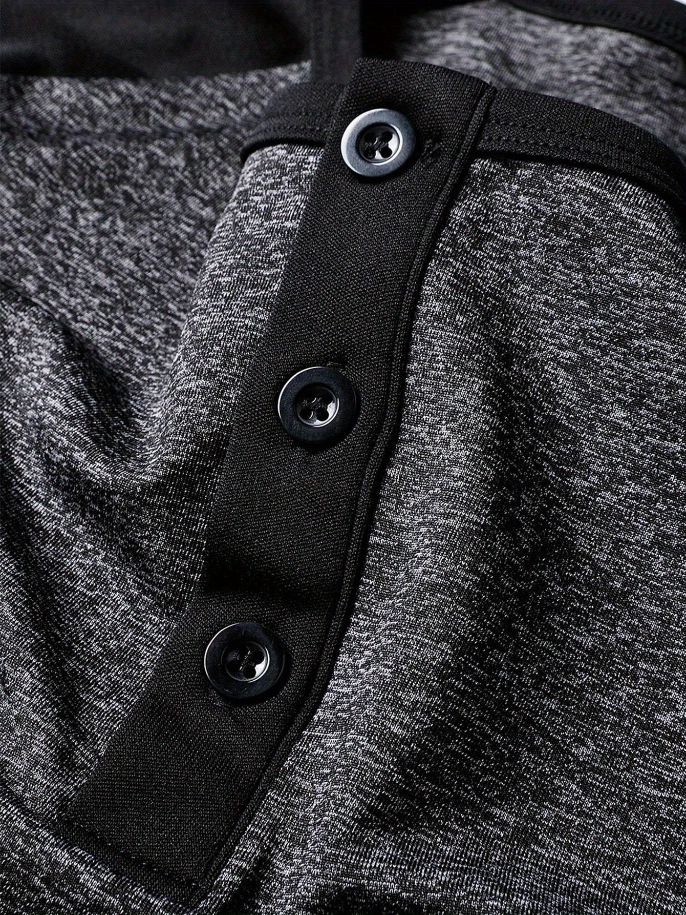 Տղամարդու ամառային դասական Ռագլան Հենրի օձիքով ամենօրյա շապիկ - շնչող միագույն կարճ թևքով շապիկ, սովորական չափսի ամենօրյա հագուստի համար, ամենօրյա շապիկներ, երկգույն դիզայն, հարմարավետ չափսի շապիկ