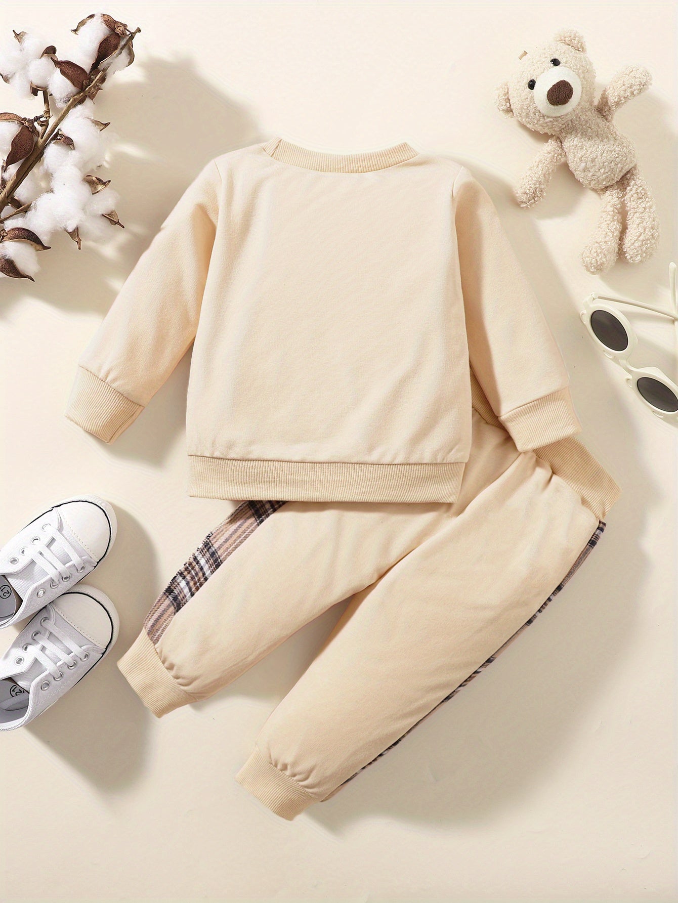 Toddler Baby Boy Clothes Outdoor Set Long Sleeve Sweatshirt Top Casual Pants Fall Winter Outfit Sweatsuit - ayq