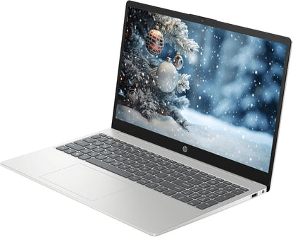 HP 15.6" FHD Business & Student Laptop Computer, 64GB RAM 2TB SSD, 10-Core Intel Core I5, Windows 11 Pro Laptop with Microsoft Office Home & Business Included, PLUSERA Earphones, Silver