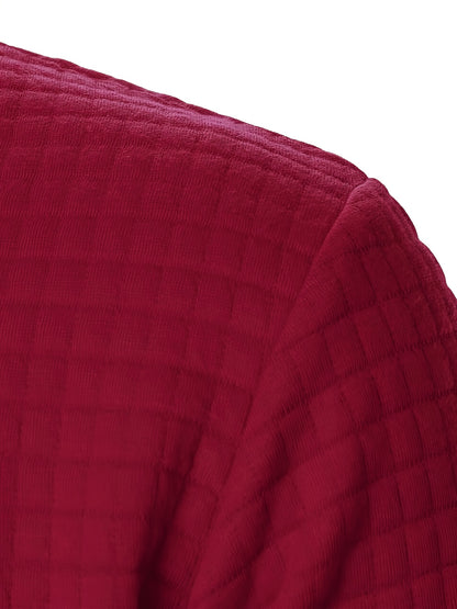 Men'S Zip-Up Jacket - Full-Zip Front Closure, Stand Collar, Lightweight Outerwear for Office, Casual & Formal Events - Spring/Fall Transitional Clothing - Easy-Care Modern Men'S Coat, Zip Up Jacket, Autumn Layering, Sleek Des