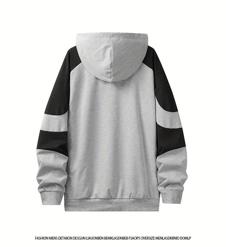 Տղամարդկանց գլխարկով սվիտերի հավաքածու - 2024 թվականի նոր աշնանային առօրյա սպորտային երկար թևքերով հագուստ տղամարդկանց համար