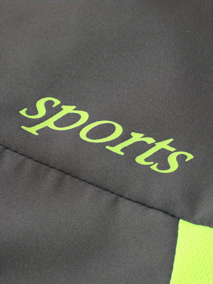 Տղամարդու առօրյա, պատչվորք սպորտային կոստյում՝ հարմարավետ և լավ կրելու համար, վերարկու և երկար տաբատ մարզահագուստ