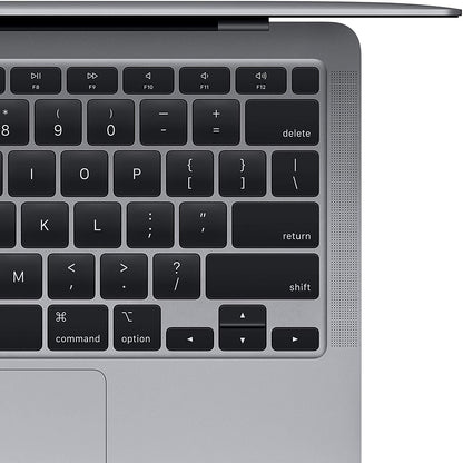2020 Apple Macbook Air Laptop: Apple M1 Chip, 13” Retina Display, 8GB RAM, 256GB SSD Storage, Backlit Keyboard, Facetime HD Camera, Touch ID. Works with Iphone/Ipad; Space Gray