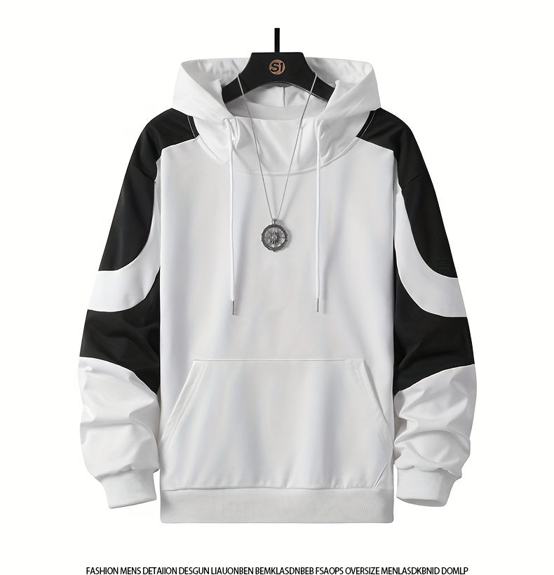 Տղամարդկանց գլխարկով սվիտերի հավաքածու - 2024 թվականի նոր աշնանային առօրյա սպորտային երկար թևքերով հագուստ տղամարդկանց համար