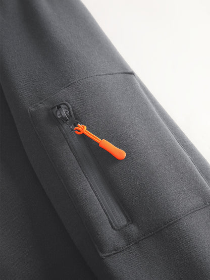 2 հատ տղամարդու միագույն երկարաթև սվիտեր և մարզաշապիկ գլխարկով, հարմար է գարնանային, աշնանային և ձմեռային սպորտաձևերի համար։