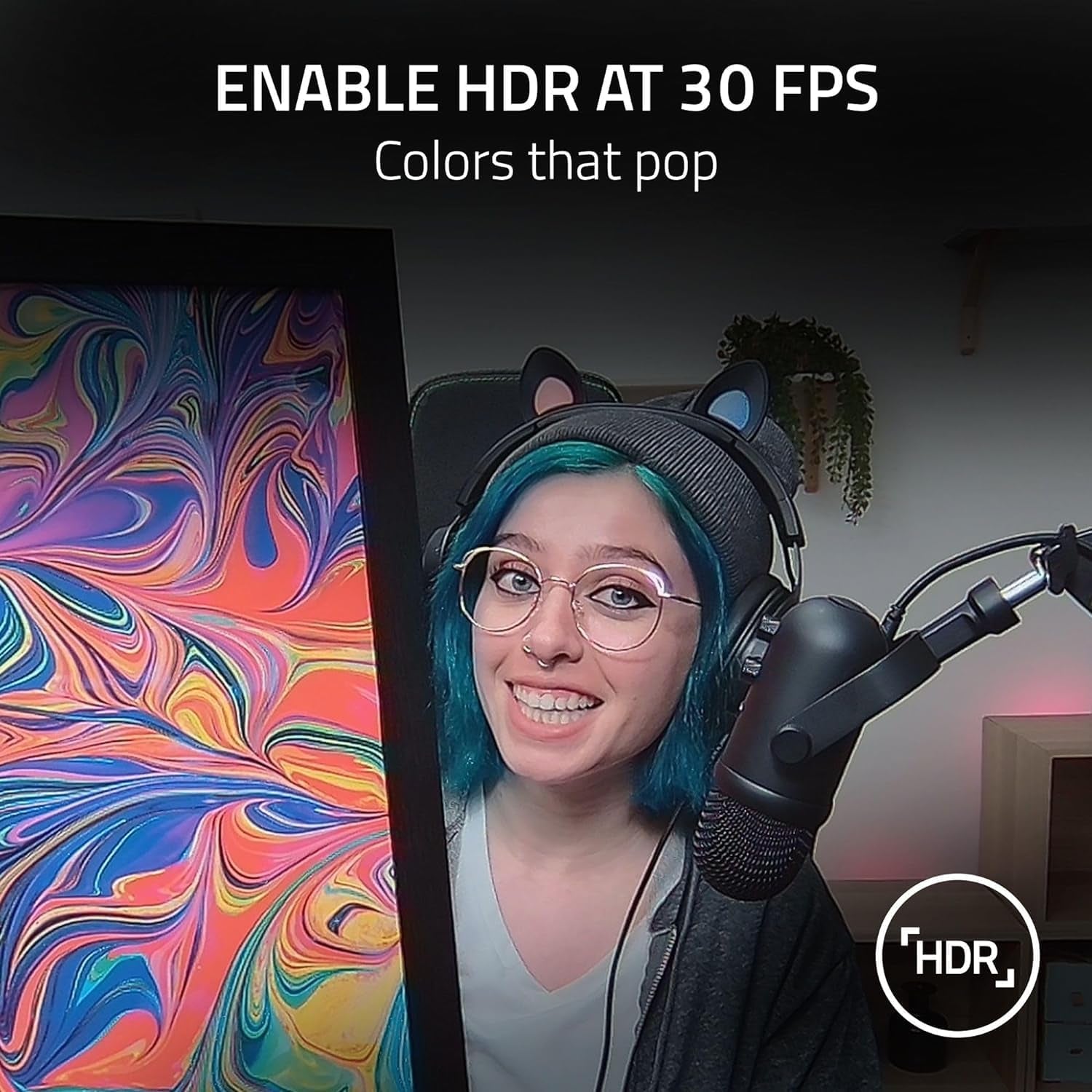 Webcam with Microphone Webcam 1080P, USB Computer Web Camera with Auto Light Correction, Wide-Angle Streaming PC Webcams, Compatible with Skype/Zoom/Google Hangouts/Facetime/Windows (Black) (Black4)