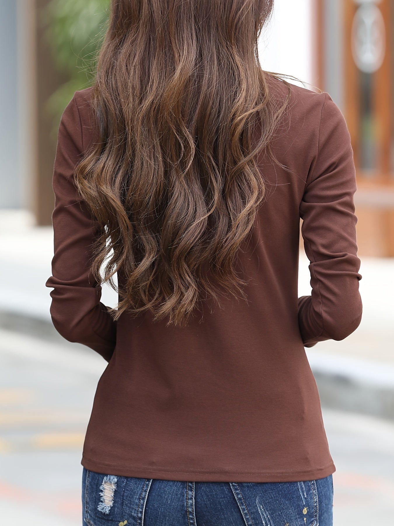 Ուղղորդված կանացի ոճային պատահական վերնաշապիկներ