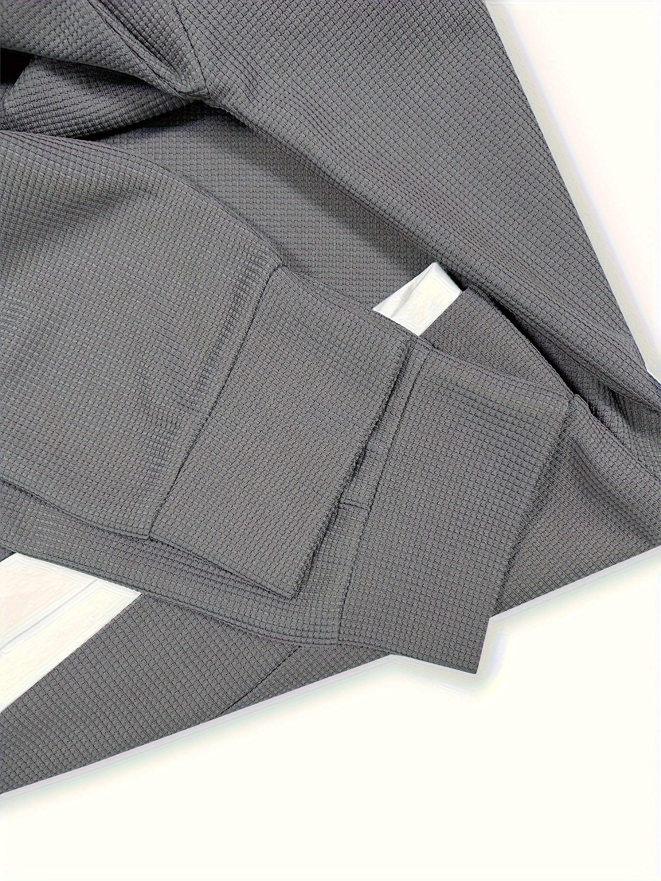 Տղամարդու առօրյա երկար թևքերով տպագիր կոստյումի հավաքածու