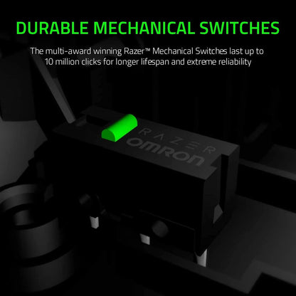 Razer Deathadder Essential (2021) - Wired Gaming Mouse (Optical Sensor, 6400 DPI, 5 Programmable Buttons, Ergonomic Form Factor) White