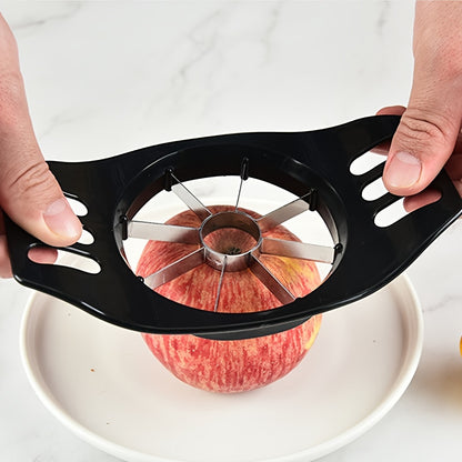 Stainless Steel Apple Slicer and Corer - Durable, Manual Fruit Cutter with Uniform Blades, Ergonomic Handle, Kitchen Gadget for Perfectly Sliced Apples, Fruit Slicer