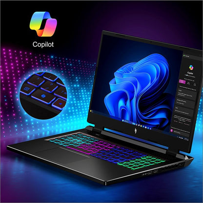 Acer Nitro 17 Gaming Laptop | Intel Core I7-14650Hx | NVIDIA Geforce RTX 4060 Laptop GPU | 17.3" FHD IPS 165Hz G-SYNC Display | 16GB DDR5 | 1TB Gen 4 SSD | Killer Wi-Fi 6E | AN17-72-734A