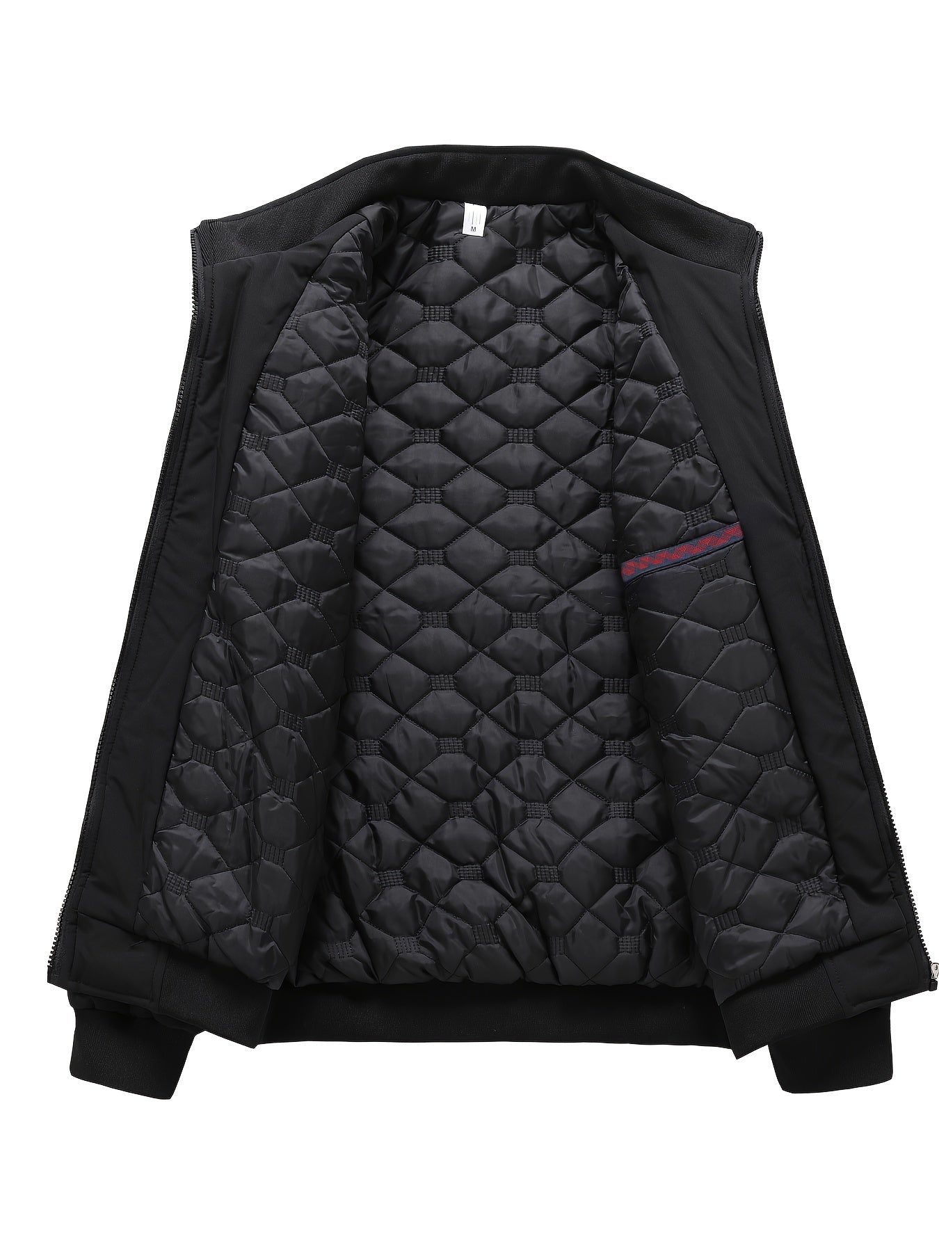 Men's Polyester Fleece Jacket - Basic 100% Polyester Stand Collar Zippered Sweatshirt - Non-Stretch, Solid Color Golf & Casual Outdoor Jacket - Spring/Fall All-Purpose Regular Fit Hiking, Camping, Streetwear & Indoor Use