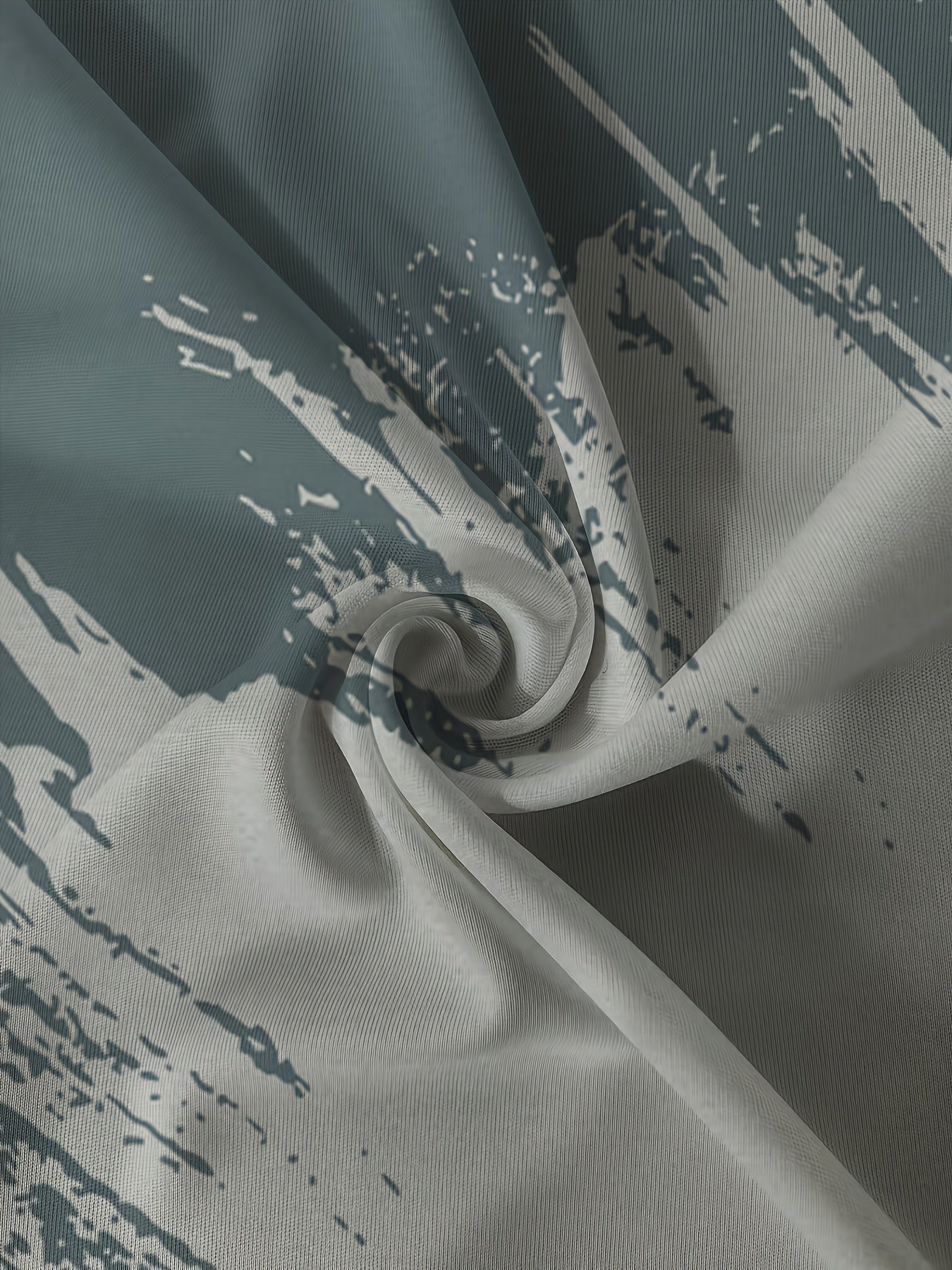 Տղամարդկանց նորաձևության գրադիենտային նախշերով, կլոր վզնոցով, կարճ թևքով մարզաշապիկ և տաբատ, երկու մասից բաղկացած հավաքածու՝ բացօթյա սպորտի համար