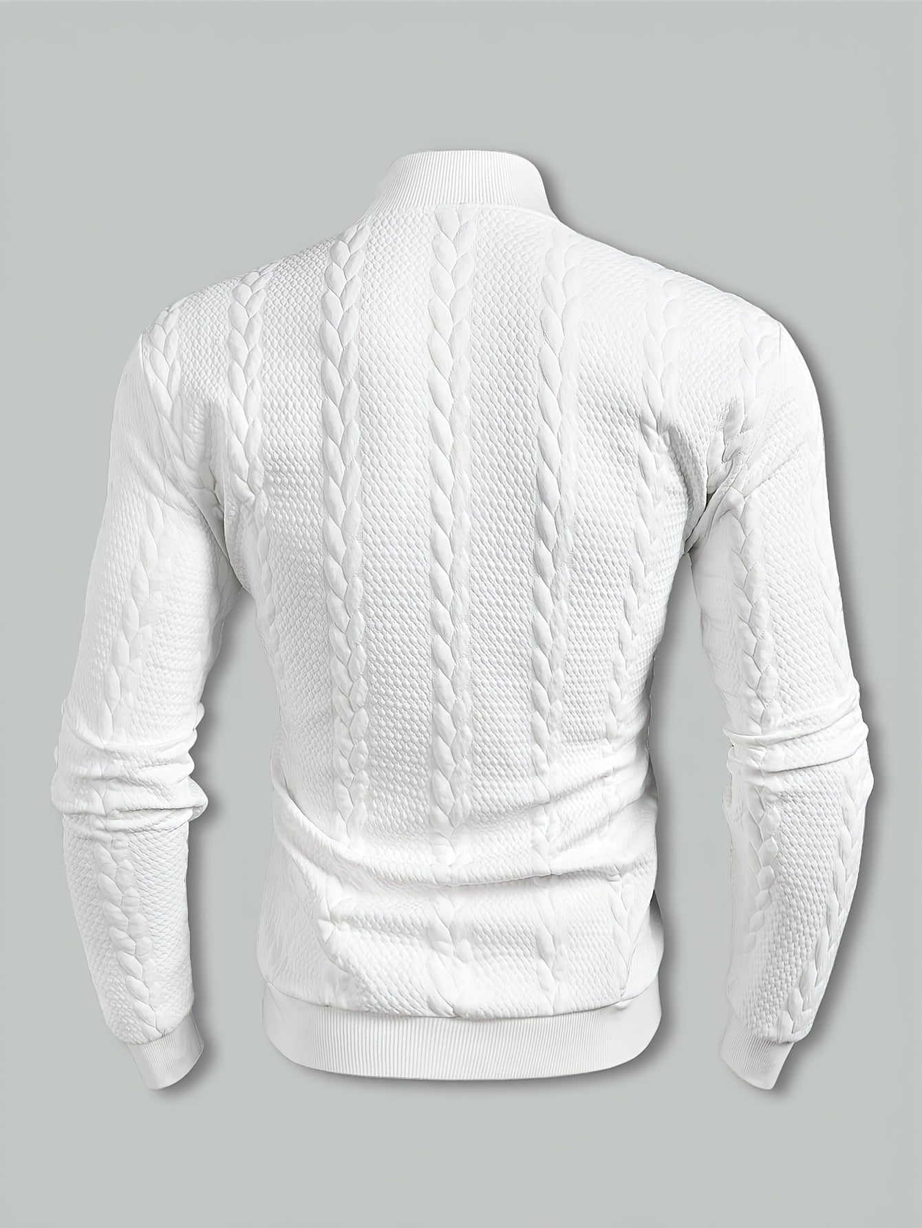 Տղամարդու գարնանային և աշնանային բարձր օձիքով միագույն, հեշտ ամրացվող, կողային կտորից վերնաշապիկ, պատրաստված հարմարավետ և մաշկի համար անվտանգ նյութից, կատարյալ է ինչպես առօրյա զբոսանքների, այնպես էլ աշնանային և ձմեռային սեզոնների ամենօրյա կրելու համար։