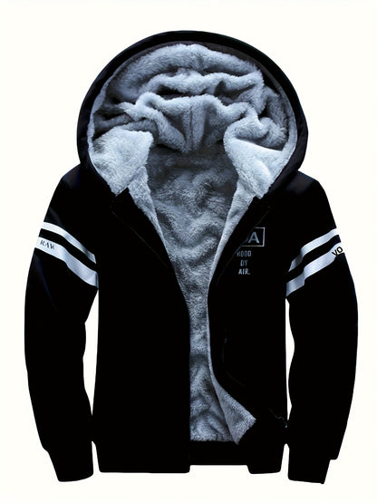 Աշնանային և ձմեռային տղամարդու սպորտային առօրյա կոստյում, տղամարդու թավշյա հաստ սպորտային կոստյում, գլխարկով բացվող մարզական կոստյում, տաք տնային կոստյում, երկու մասից բաղկացած հավաքածու