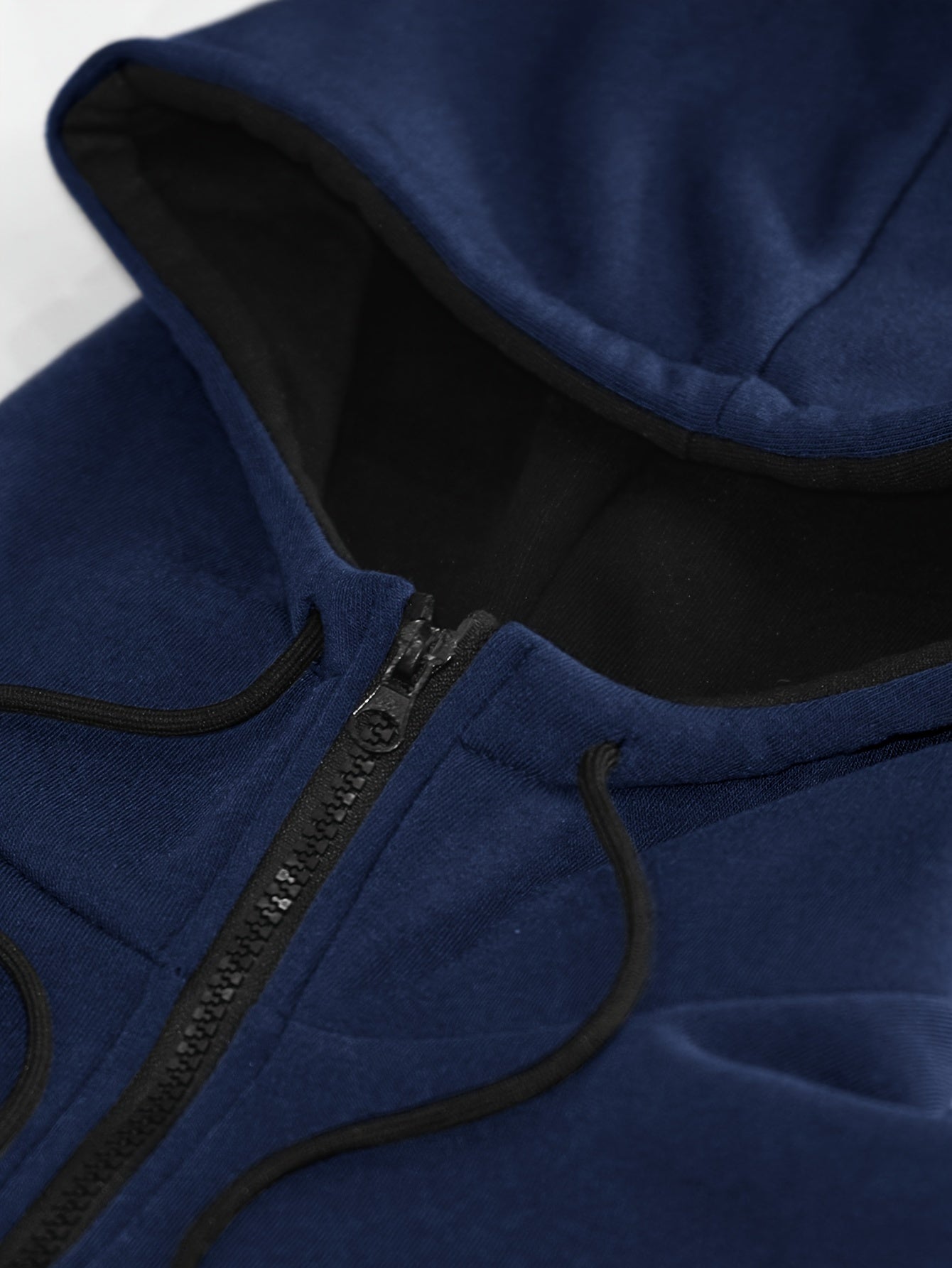 Տղամարդու աշնանային և ձմեռային բրդյա սվիտերի հավաքածու՝ գլխարկով և լարով, պատչվորք սպորտային տաբատով, առօրյա, սպորտային ոճի երկար թևքով բաճկոնով