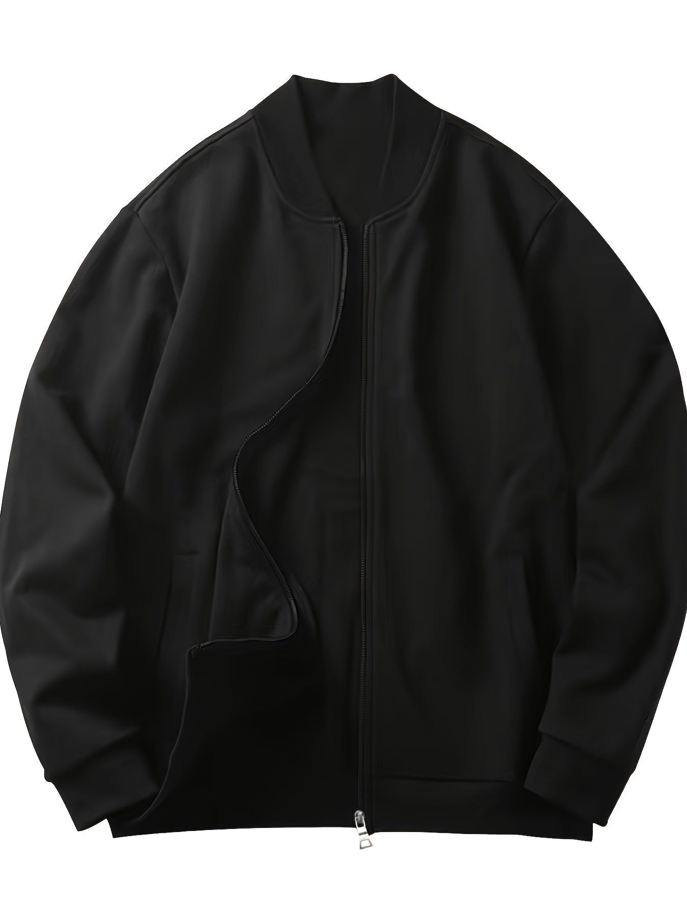 Տղամարդու թեթև, կանգնած օձիքով բաճկոն՝ ձիթապտղի կանաչ, փափուկ, կայծակաճարմանդով բաճկոն՝ գրպաններով, սովորական չափսի՝ գարնանային/աշնանային արշավների և առօրյա բացօթյա հագուստի համար, արշավային պարագաներ